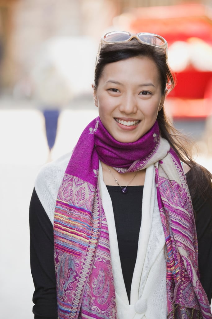 Cheerful woman portrait